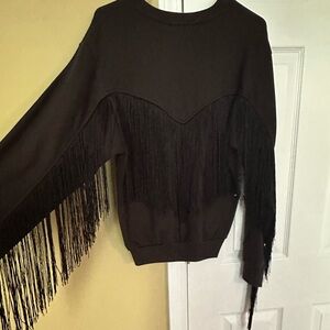 fringe sweatshirt